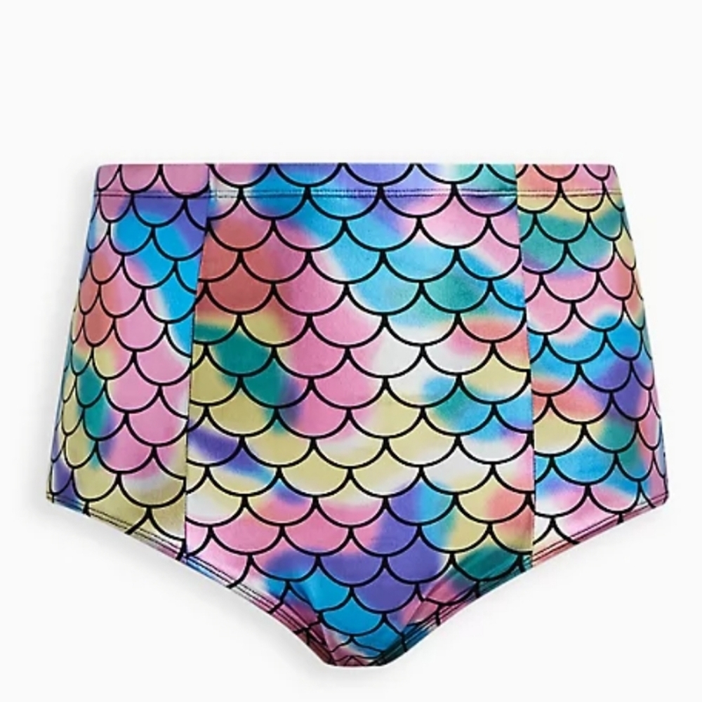 🆕️🧜‍♀️👙 4X MERMAID PASTEL FOIL TANKINI & BOTTOMS SWIM SET👙🧜‍♀️ - Picture 6 of 14